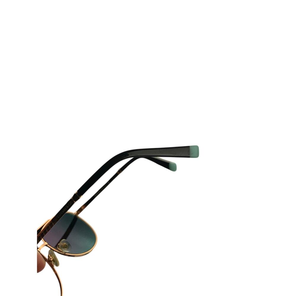 Tiffany & Co TF3074 Aviator Sunglasses Blue Gradient Rose Gold Italy Case - Picture 9 of 13